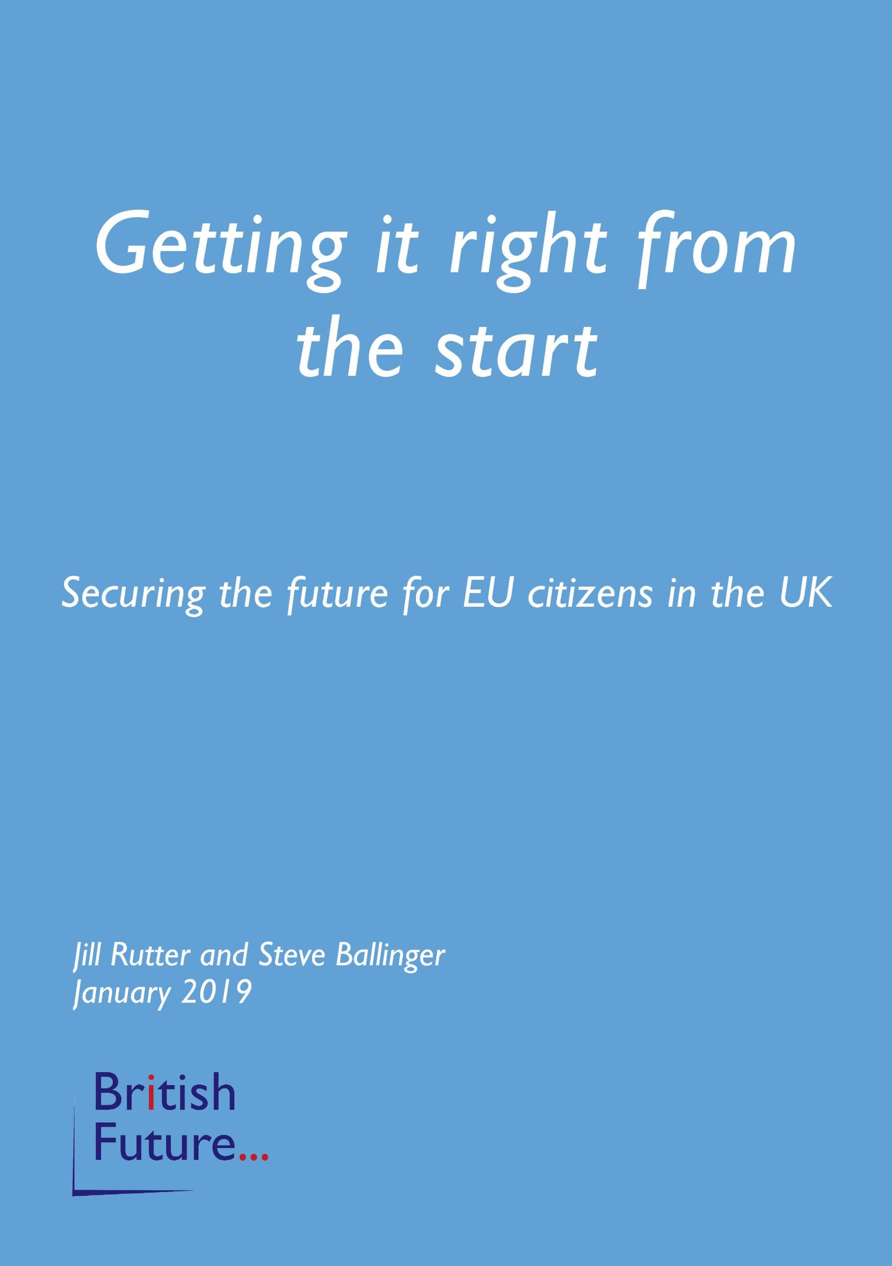 Getting it right from the start: Securing the future for EU citizens in the UK - image