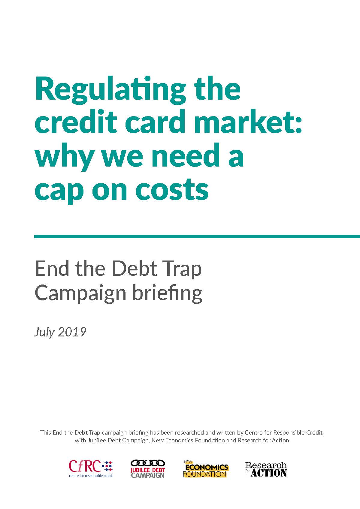 Regulating the credit card market: Why we need a cap on costs - image