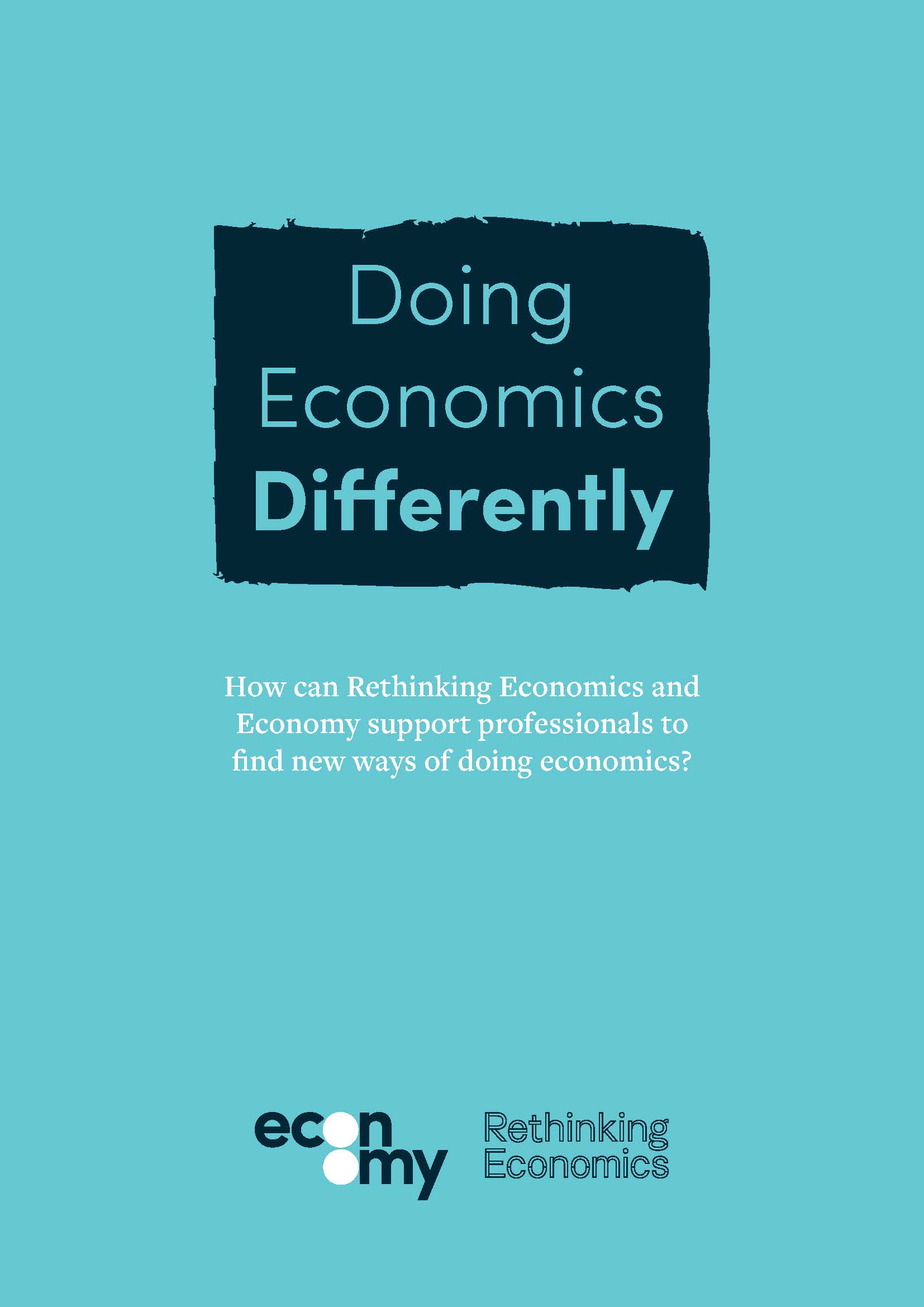 Doing Economics Differently: How can Rethinking Economics and Economy support professionals to find new ways of doing economics? - image