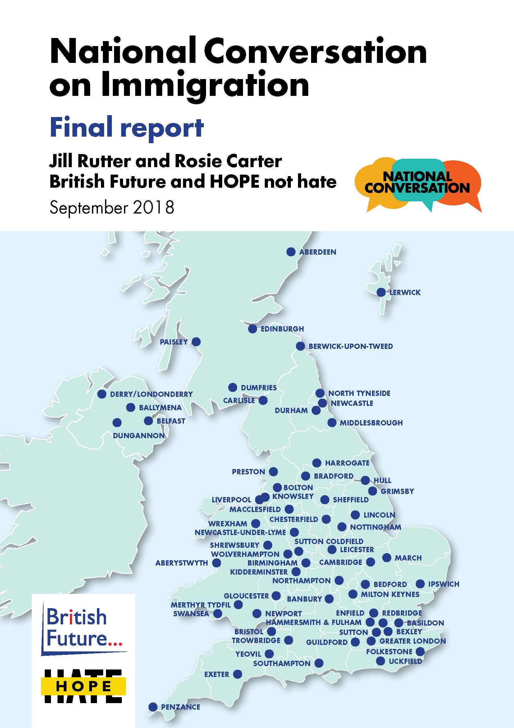 National Conversation on Immigration: final (full) report - image