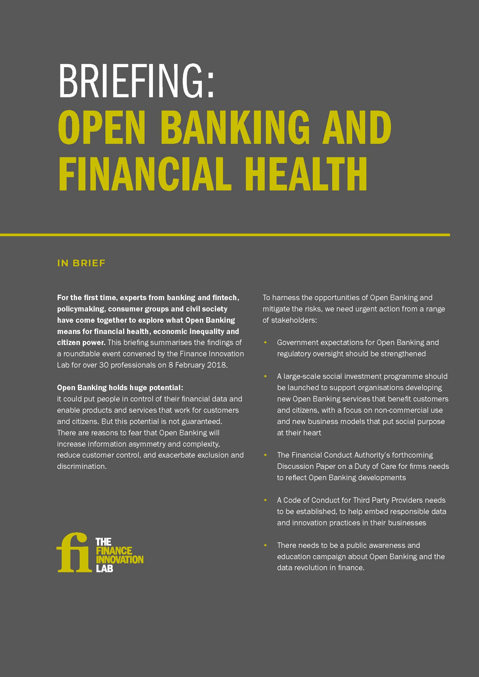 Open Banking and Financial Health - image