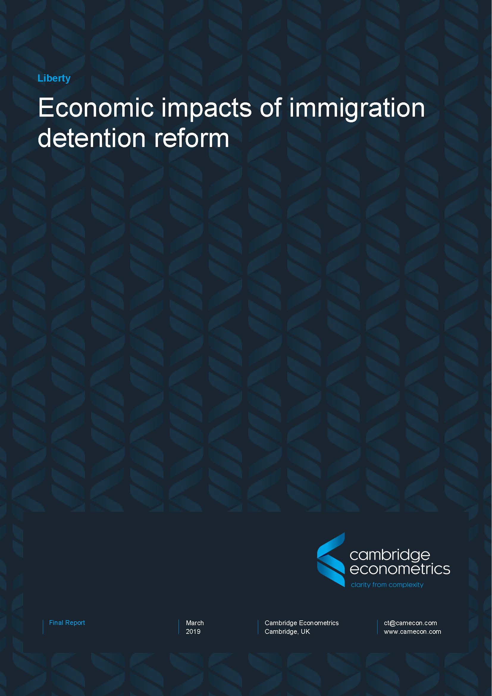 Economic impacts of immigration detention reform - image