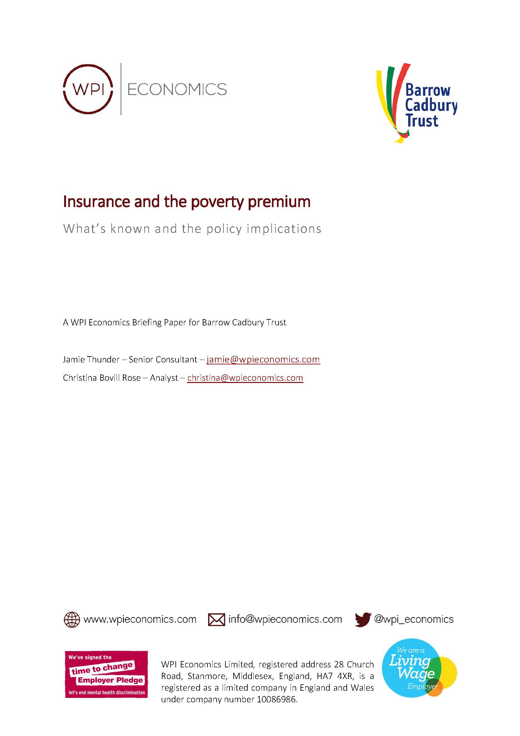 Insurance and the poverty premium: What’s known and the policy implications - image