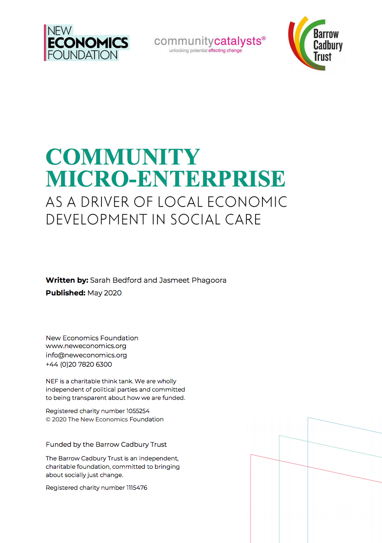 Community micro-enterprise as a driver of local economic development in social care - image