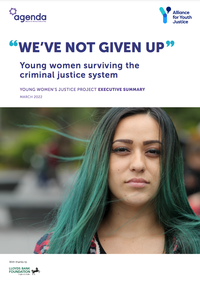 We’ve not given up: Young women surviving the criminal justice system – Executive Summary - image