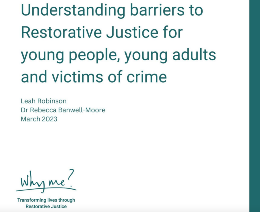 Understanding barriers to Restorative Justice for young people, young adults and victims of crime - image