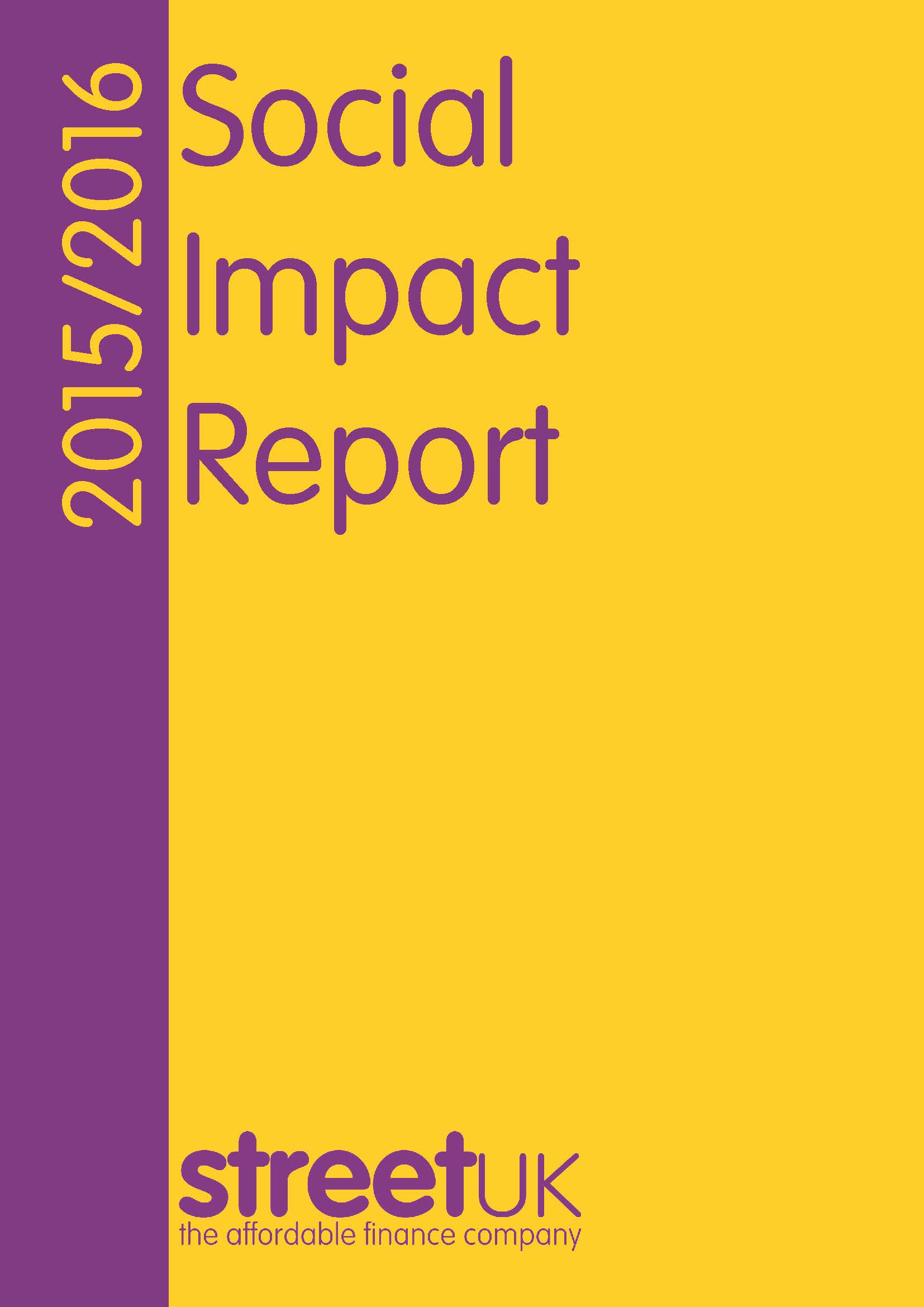 Street UK social impact report outlines need for ethical, affordable loans - image