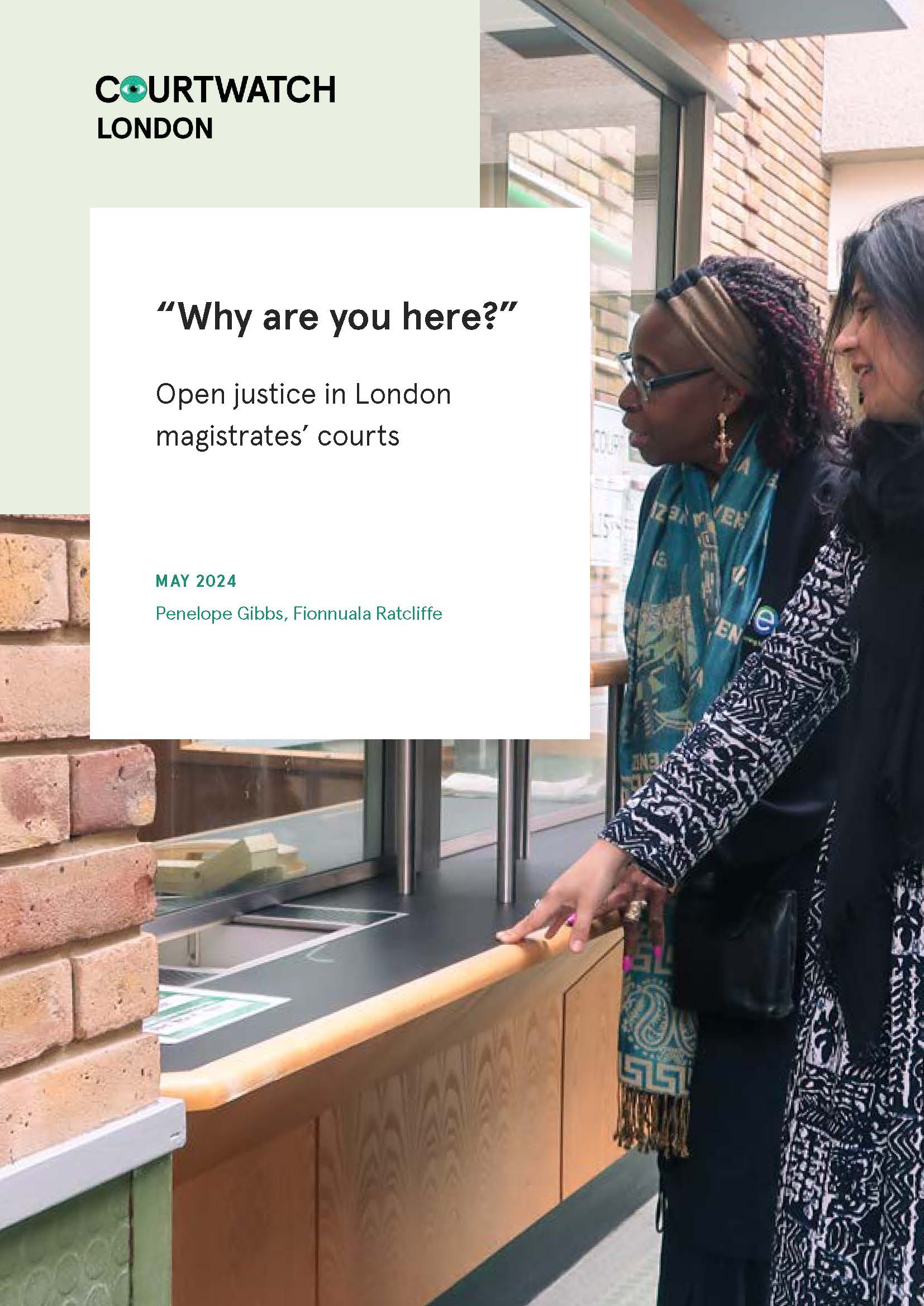 Why are you here? Open justice in London magistrates’ courts - image