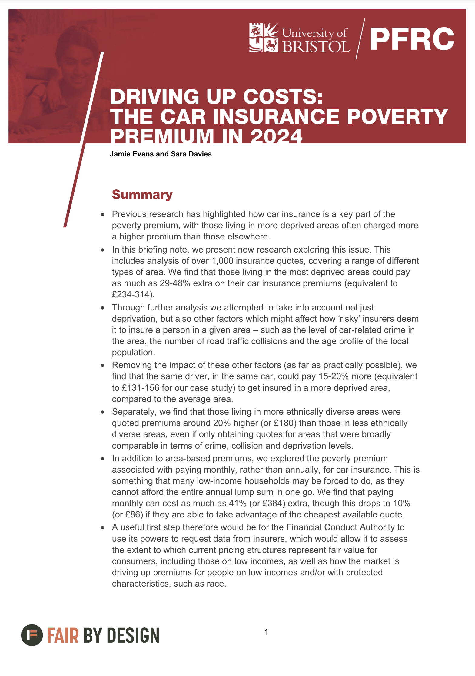 Driving up costs: The Car Insurance Poverty Premium in 2024 - image